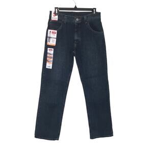 Wrangler Boys Regular Straight Fit Flex Jeans Size 16 NWT